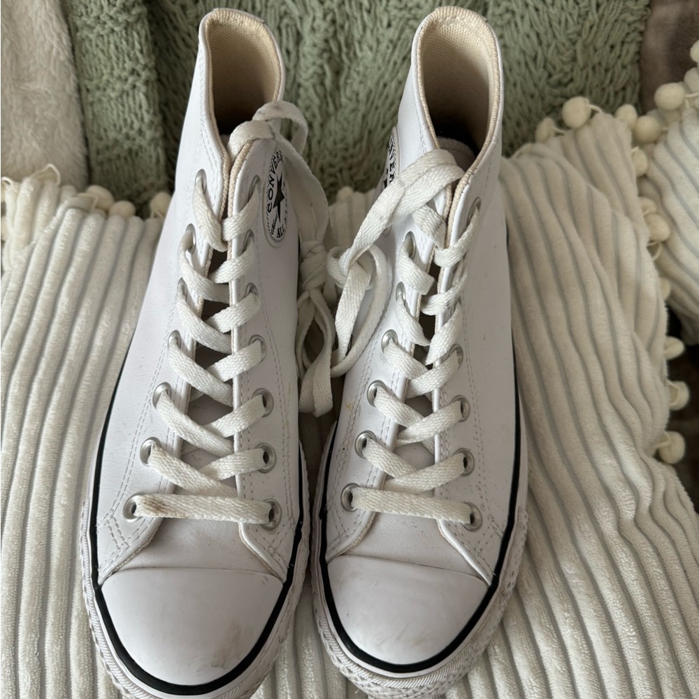 Leather High Top Converse